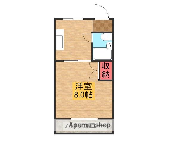 コスモス住道(1K/4階)の間取り写真