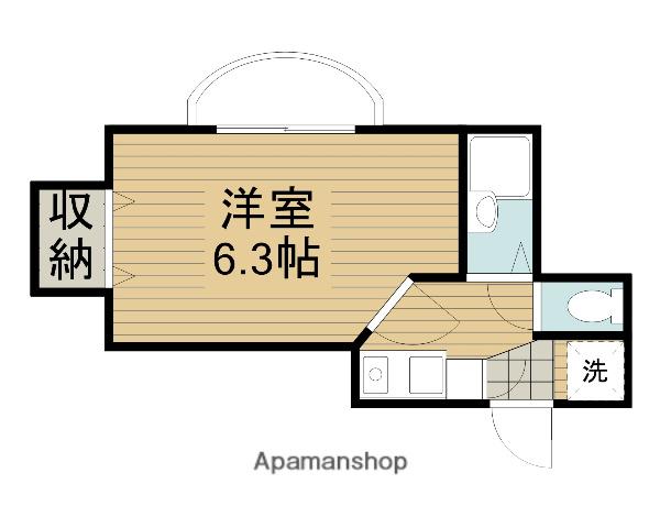 栄久堂吉宗ビル(1K/4階)の間取り写真