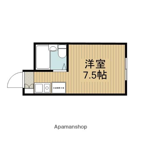 グロースハイツ住道(ワンルーム/2階)の間取り写真