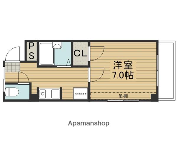 親和ハイツ(1K/1階)の間取り写真