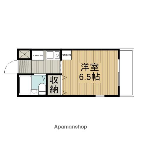 メゾンF&E(1K/2階)の間取り写真