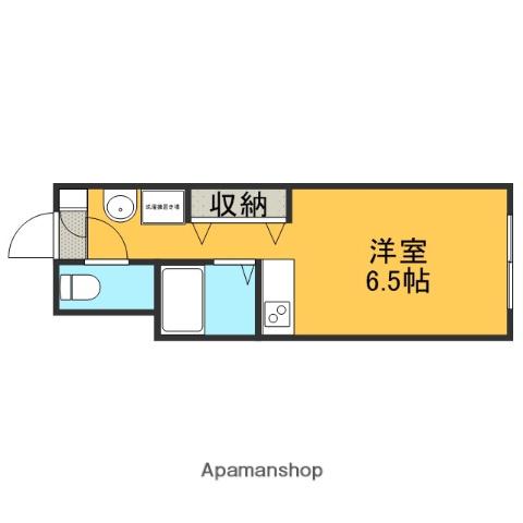 Mハイツ津の辺(ワンルーム/2階)の間取り写真