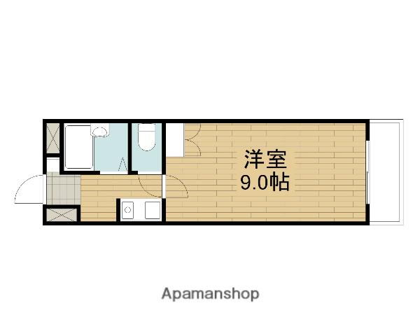 アメニティK&Sパート3(1K/3階)の間取り写真