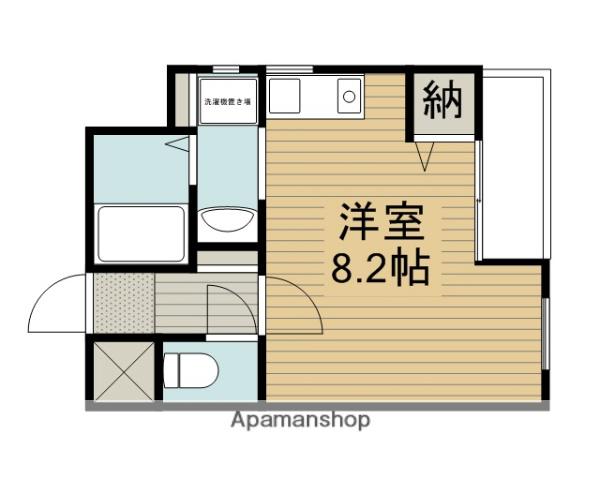 サンティール大和田(ワンルーム/4階)の間取り写真