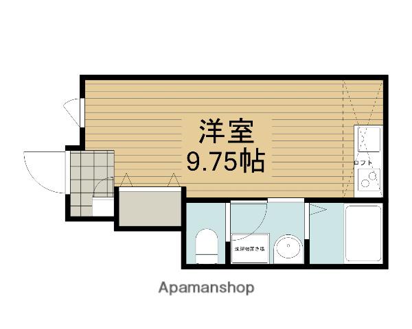 あんしん北条08-1083(ワンルーム/1階)の間取り写真