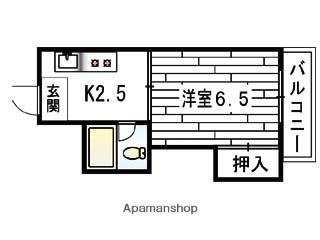 SINCERE-03(1K/5階)の間取り写真