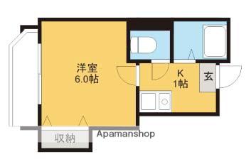 1995ビル(1K/4階)の間取り写真