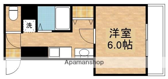 ブリレ・ボヌール(1K/3階)の間取り写真