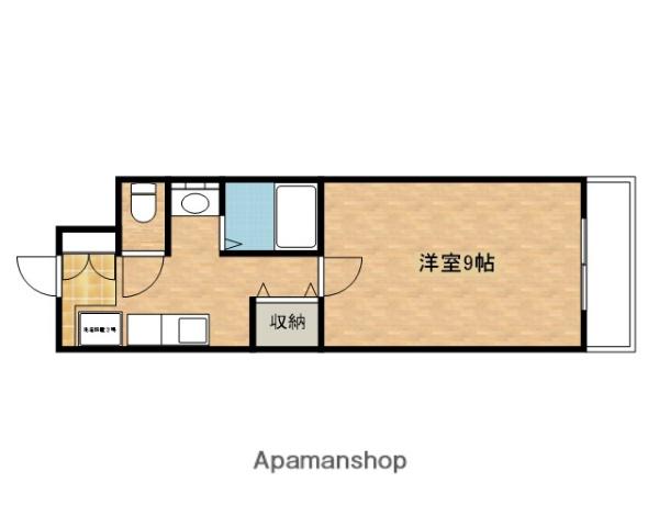 第2古川ハイツ(1K/2階)の間取り写真