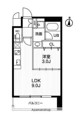 アーバンフラッツ西中島(1LDK/11階)の間取り写真
