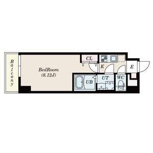 S-FORT桜ノ宮(1K/3階)の間取り写真