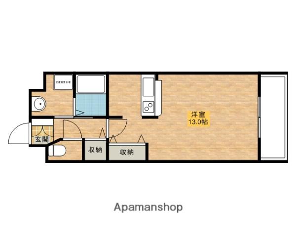 阪急電鉄千里線 下新庄駅 徒歩13分 9階建 築13年(ワンルーム/6階)の間取り写真