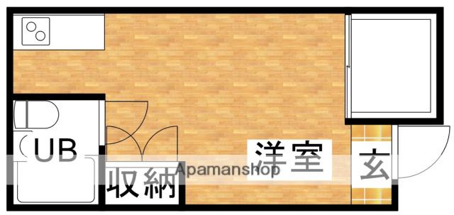 ハイツ芳(ワンルーム/7階)の間取り写真