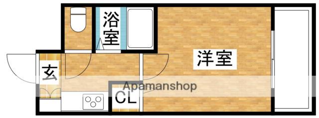 フレックス新大阪2(1K/5階)の間取り写真