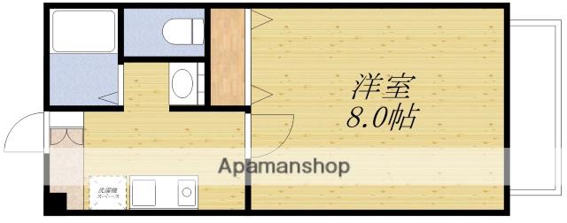 ペルル垂水(1K/1階)の間取り写真