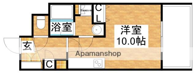 グレンパーク新大阪2(1K/6階)の間取り写真