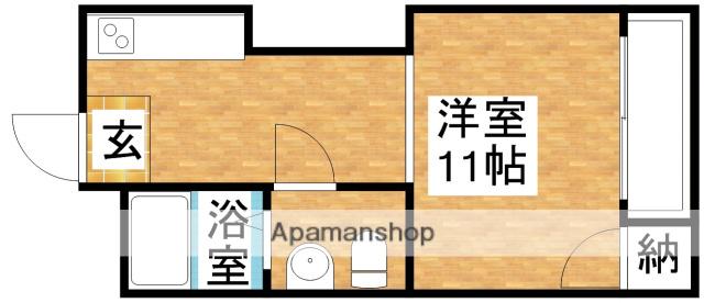 エバーグリーン新大阪(ワンルーム/2階)の間取り写真