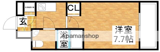 セレニテ新大阪弐番館(1K/13階)の間取り写真