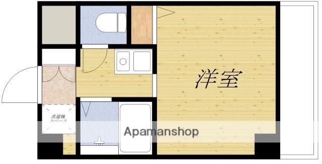 ヒルトップ千里山(1K/4階)の間取り写真