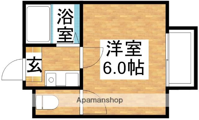 ジオナ新大阪(1K/5階)の間取り写真