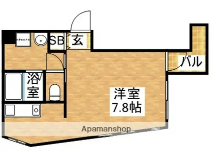アドバンス新大阪Ⅳ(ワンルーム/4階)の間取り写真