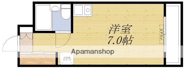 ハイツ衣笠(ワンルーム/1階)の間取り写真