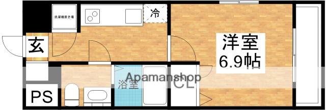 エスリード北大阪レジデンス(1K/5階)の間取り写真