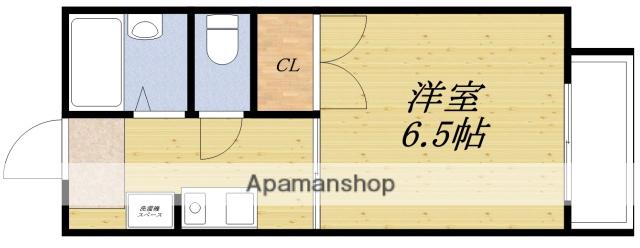 パーシモンハウス(1K/1階)の間取り写真