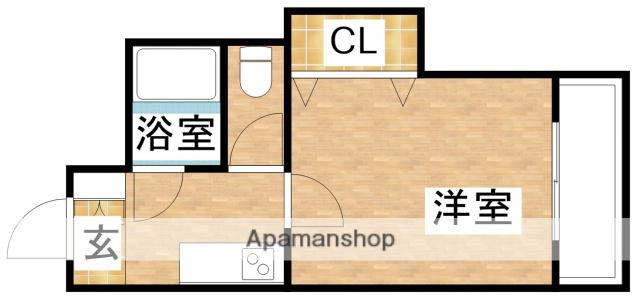 ノルデンハイム柴島(1K/2階)の間取り写真