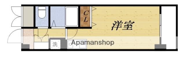 ビスタ江坂南(ワンルーム/8階)の間取り写真