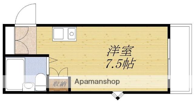 カルム千里山 2(ワンルーム/3階)の間取り写真