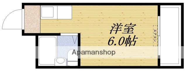 ラフォーレ千里(ワンルーム/3階)の間取り写真