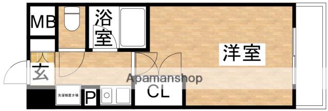 エスリード新大阪第8(1K/5階)の間取り写真