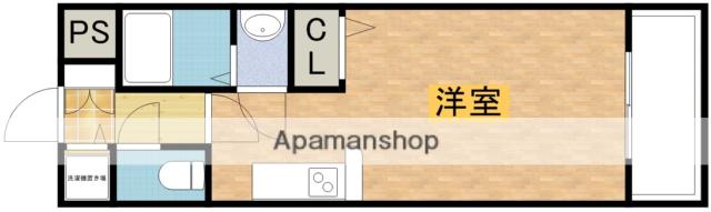 ノルデンタワー新大阪(1K/6階)の間取り写真