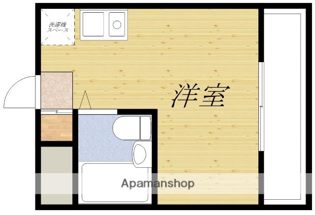 ユキハウス泉町(ワンルーム/2階)の間取り写真