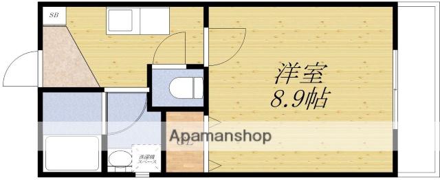 パインウィンド千里山(1K/1階)の間取り写真