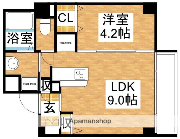 イーストコア新大阪(1LDK/7階)の間取り写真