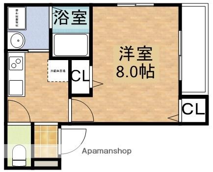 フジパレス吹田寿町Ⅱ番館(1K/3階)の間取り写真