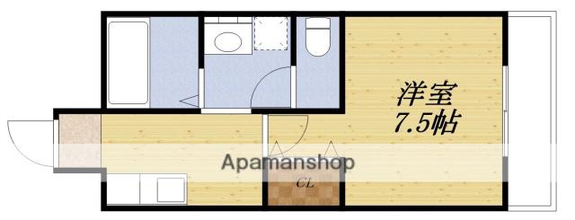 ニューノモトマンション(1K/3階)の間取り写真