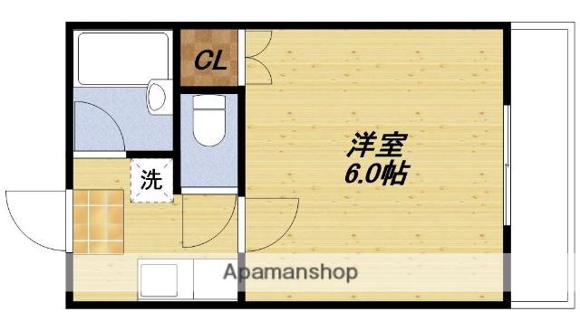 ハイツグレース(1K/1階)の間取り写真