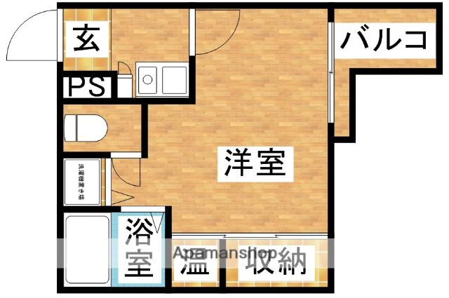 CITYLIFEディナスティ新大阪(1K/2階)の間取り写真