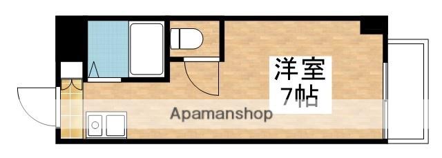 リーヴス千里山(1K/2階)の間取り写真