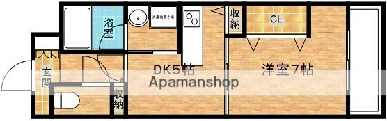 NLC新大阪PARTⅢ(1DK/7階)の間取り写真