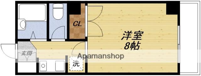 ハシモトエージェンシービルⅠ(1K/7階)の間取り写真