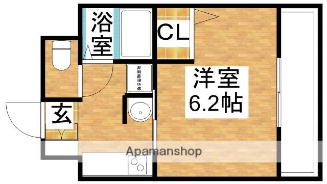 エステムコート新大阪Ⅵ エキスプレイス(1K/6階)の間取り写真