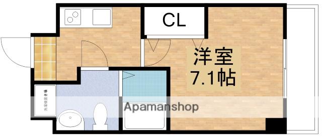 サムティ江坂JUREVE(1K/7階)の間取り写真