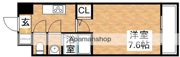 リッツ加島(1K/8階)の間取り写真