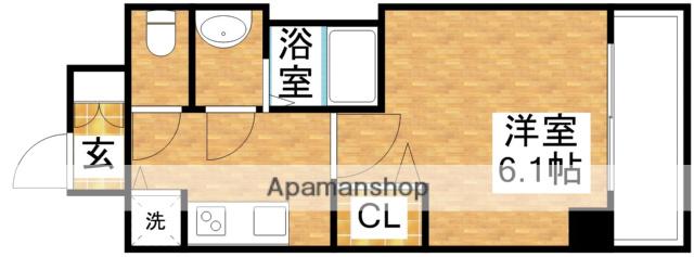 プレサンス新大阪ザシティ(1K/8階)の間取り写真