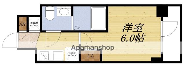 エスリード大阪シティノース(1K/10階)の間取り写真