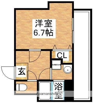 U RESIDENCE新大阪(1K/5階)の間取り写真